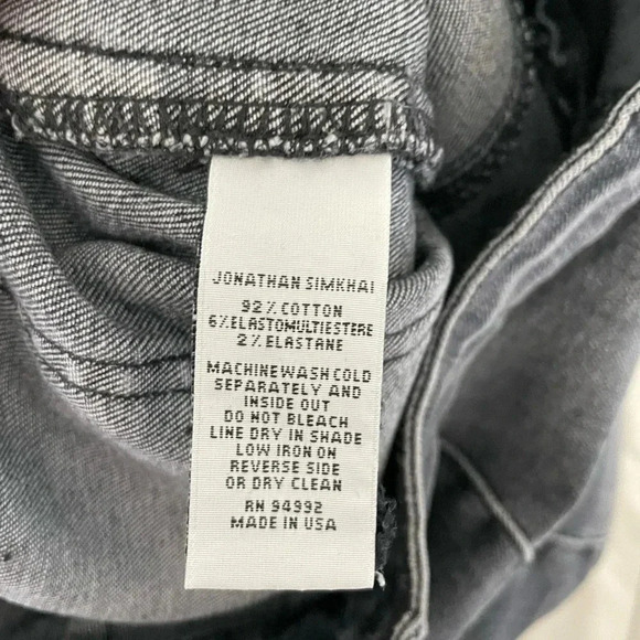 Jonathan Simkhai gray jogger denim - Picture 12 of 14